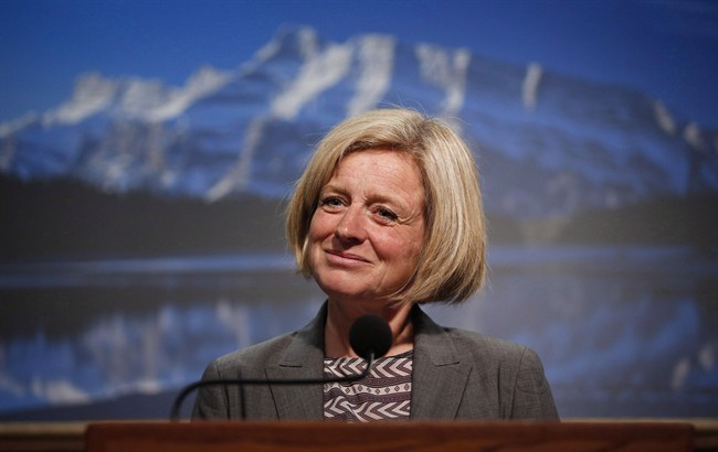 Alberta Premier Rachel Notley. (Brandon Sun-CP)