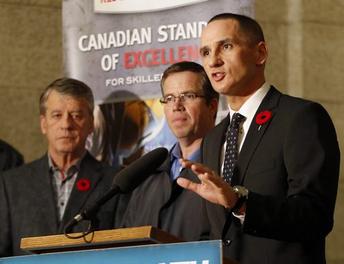 Kevin Chief speaks to media during a recent event. WinnipegFreePress.com (file)